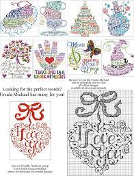 Let's bake words counted cross stitch pattern by ursula michael to download and print online. Ursula Michael Cross Stitch Designer Publisher And Book Author
