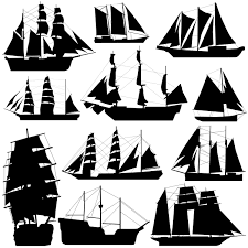 Ship Silhouettes Ship Silhouette Ship Vector Silhouette Art