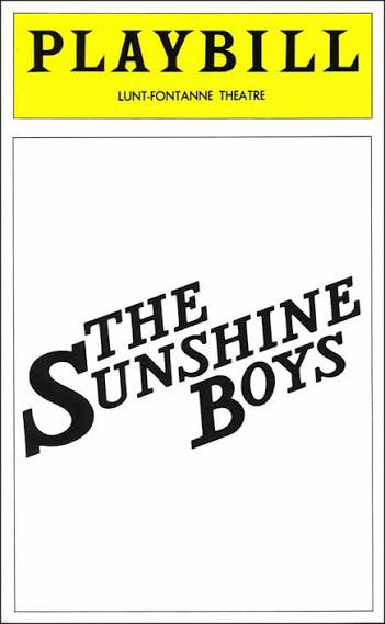 The Sunshine Boys (Broadway, Broadhurst Theatre, 1972) | Playbill