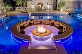 A deep furrow or ditch. Sunken Fire Pit Drainage Inside Pool Fire Pit Seating Area Sunken Fire Pits