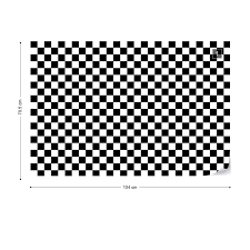 Design your everyday with removable white checkered wallpaper you'll love. Black And White Checkered Pattern Wall Paper Mural Buy At Europosters