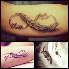 Bc9520aabeaff0fb697af64dfbcb434c Jpg 720 720 Pixels Infinity Tattoos Infinity Tattoo With Feather Tattoos