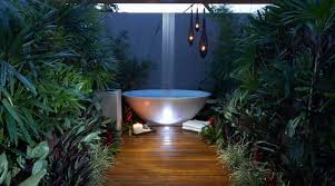 However, this concept must be neat and dry if you do not want to use the bathroom regularly, you may use this concept. This Is Outdoor Bathroom Design Natural Open Air Bathroom Plans Read Here Home Design Minimalist