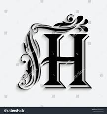 Independent uk oral health charity. Letter H Black Flower Alphabet Beautiful Stock Vector Royalty Free 1692399415 Shutterstock