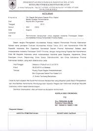 Contoh surat dinas pemerintah kabupaten dan universitas. Contoh Nota Dinas Tatalaksana Kalsel