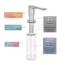 Keep the alcohol fresh, even after it has been opened by using bottle stoppers. Kitchen Sink Countertop Built In Hand Soap Dispenser Pump Stainless Steel H Bathroom Supplies Accessories Soap