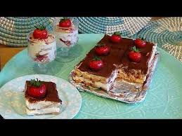 Tiramisu Aux Fraises Sans Oeufs Youtube Tiramisu Fraise Gateau Sans Cuisson Gateau Sans Oeuf