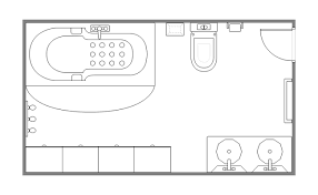Bathroom Floor Plan Free Bathroom Floor Plan Templates 1) in the shapes window, click 4) by default, custom stencils are saved in your my shapes folder. bathroom floor plan free bathroom