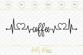 Download Free Coffee Heartbeat Svg File Cut File Silhouette Cameo Cricut Svg Svg File Free New Cut