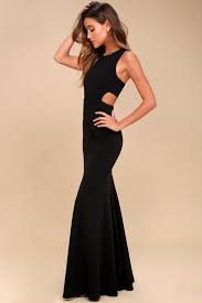 Loving Embrace Black Cutout Maxi Dress Cutout Maxi Dress Maxi Knit Dress Cutout Dress