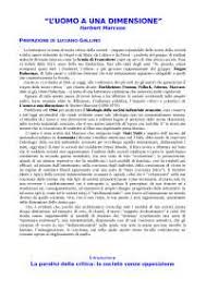 (herbert marcuse, l'uomo a una dimensione, einaudi, pp. L Uomo A Una Dimensione Herbert Marcuse Con Intro A Cura Di Luciano Gallino Docsity