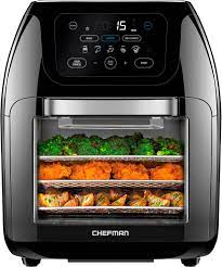 This appliance also comes with an integrated timer and a temperature control which makes cooking easy. Chefman 10l Multifunction Digital Air Fryer Black Rj38 10 Rdo V2 Best Buy