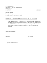 Contoh surat rasmi wakil syarikat surat wakil kuasa bertindak sebagai pihak ketiga untuk mewakili anda melakukan sesuatu perkara. Ffg Enterprise Surat Wakil Docx