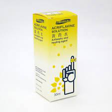 Compare prices for generic acriflavine glycerin substitutes: Acriflavine Solution 30ml