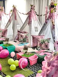 Birthday Party Ideas For Girls Age 8 Fairy Birthday Party Ideas Photo 4 Of 8 Catch My Party Slumber Party Birthday Teepee Party Fairy Birthday Party