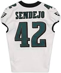 Calgary flames game worn jerseys are accompanied by a letter of authenticity (loa). Andrew Sendejo Philadelphia Eagles Game Used 42 White Jersey From The 2019 20 Nfl Season Size 42 4 Unsigned Nfl Game Used Jerseys At Amazon S Sports Collectibles Store