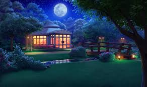 A collection of the top 54 anime wallpapers and backgrounds available for download for free. Anime Background Night Outside Novocom Top