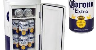 Official Corona Branded Personal Fridge Great For Offices Dorms Kitchens Living Room Shaped Like A Giant Corona Extra Beer Fridge Beer Cooler Mini Fridge