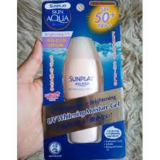 Sunplay skin aqua tone up uv milk spf50 pa++++ 40ml (made in japan)***au seller. Sunplay Skin Aqua Uv Whitening Moisture Gel 80g Shopee Malaysia