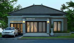 Desain Rumah Bali Modern Model Rumah 4 Tampak Memiliki Alokasi Ruang Interior Yang Cukup Luas Pada Bagian Ruang Te Desain Rumah Home Fashion Rumah Minimalis