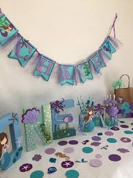 Birthday Party In A Box Ideas Mermaid Party In A Box Want An Awesome Mermaid Birthday For Your Child But Short On Time Wa Mermaid Birthday Decorations Mermaid Birthday Mermaid Theme Party