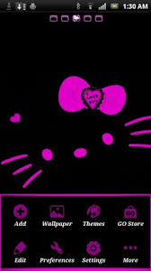 5) return to the home screen and select menu, then select theme. Hello Kitty Go Launcher Theme Tema De Android