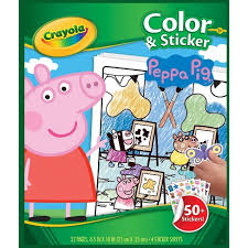 Check 35 free printable peppa pig coloring peppa pig is a preschool animated television series produced by ashley baker davis. Crayola Peppa Pig Color Sticker Book Target