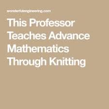 There's no analytic formula for a hyperbolic plane, but taimina and her husband, david henderson, also a math professor at cornell, worked out an algorithm for it: 12 Knitting Math Ideas Knitting Knitting Patterns Knitting Tutorial