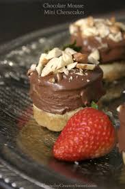 Triple Chocolate Mousse Cake Recipe Card Mini Cheesecakes Chocolate Mousse Cake Recipe Desserts