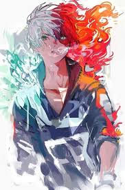  91 Ide Todoroki Shouto Gambar Anime Animasi Seni Anime