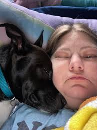My husband with our toy Precious Clarice. It was spa Day with daddy.