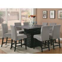 Give your children a place to play, do homework, and work on arts and crafts with the beautiful and sturdy. Counter Height Seats 8 Kitchen Dining Room Sets You Ll Love In 2021 Wayfair