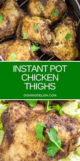 Instant Pot Chicken Thighs Jerk Chicken Thighs In 2020 Instant Pot Recipes Chicken Free Chicken Recipes Instant Pot Chicken