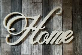 Need some cool and creative ideas for art in your home? Wooden Cut Out Word Signs Fabulous Gifts And Home Decor