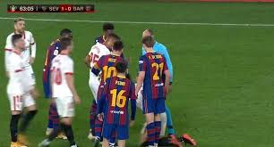 Complete overview of barcelona vs sevilla (copa del rey) including video replays, lineups, stats and fan opinion. Lionel Messi In Barcelona Vs Sevilla A Slap From The Argentine To Jordan That The Referee Did Not Notice King S Cup Football International En24 World