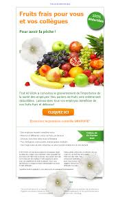 Our Work Email Marketing Template Food Marketing Template