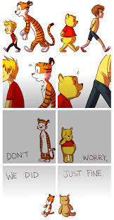 We Did Just Fine Calvin And Hobbes Disney Cartoon