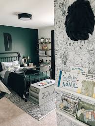 Toddler Toddler Room Boy Room Toddler Boy Room Removable Wallpaper Ikea Bookshelf Toy Box Twin Bed Boy Boy Room Paint Toddler Rooms Boy Toddler Bedroom