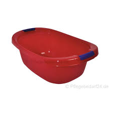Glatte innenwände ermöglichen eine leichte und hygienische reinigung. Wanne 25 Liter