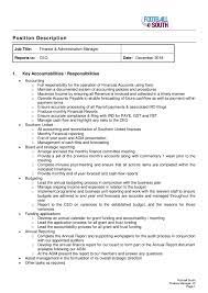 If your position was suddenly eliminated, what kinds of jobs would your skill. Job Application Finance Administration Manager