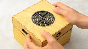Laser cut puzzle box template. The Apprentice Maze Puzzle Box Maker Design Lab