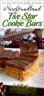 Newfoundland Five Star Cookie Bars Lord Byron S Kitchen Cookie Recipes Christmas Baking Dessert Bars