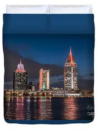 Mobile Alabama Skyline Poster by Phil Floyd