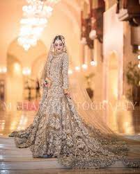 New Pakistani Bridal Dress In Light Colours 2018 19 Bridal Dresses Pakistan Bridal Dresses Pakistani Bridal