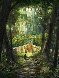 The Emerald Citadel Of Syngorn An Art Print By Kent Davis Fantasy Art Landscapes Fantasy Landscape Fantasy Concept Art