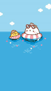 Watch full episodes, download kawaii wallpapers. Ah I Added This Too The Wrong Board Molang Wallpaper Wallpaper Molang Kawaii Wallpaper