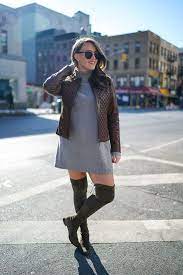 Stuart Weitzman Lowland Boots Stuart Weitzman Sweater Dress Stuart Weitzman 5050