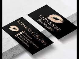Great for your beauty business. Makeup Artist Business Cards Youtube