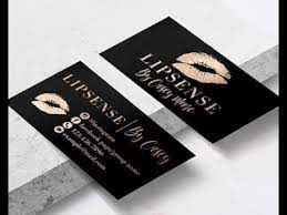 Traditionally, business cards were streamlined, a bit boring, and carried only the most professionally necessary information. Makeup Artist Business Cards Youtube