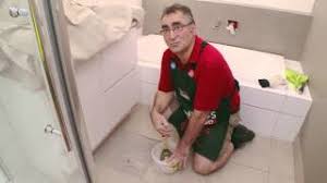 Before you start painting your tile, cover the other areas and surfaces of your bathroom. How To Replace A Broken Floor Tile Diy At Bunnings Youtube